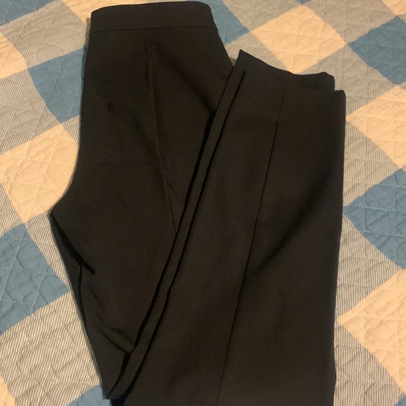 Everlane The Side-Zip Work Pant navy blue high rise ankle skinny seamed back 2 - Picture 9 of 14